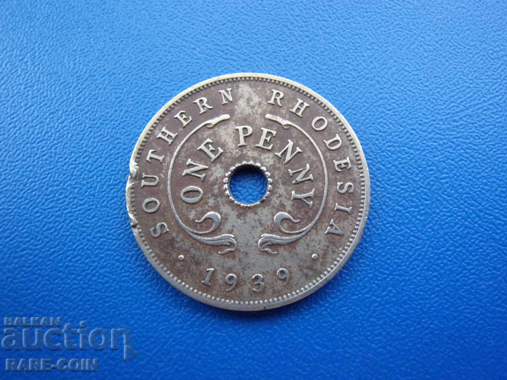 III (36)  Южна Родезия  1  Пени  1939 с цена € 3.07 | 6.00 лв.