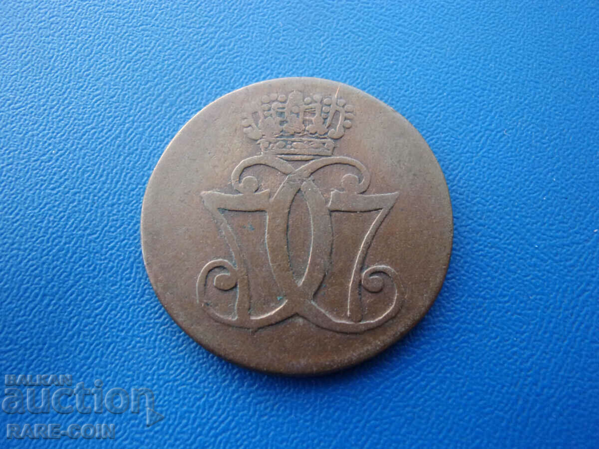 III (72) Danemarca 1 Skilling 1771 cu preț € 12.78 | 25.00 BGN