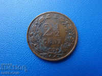 III (76) Țările de Jos 2 ½ Centi 1877