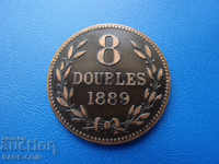 III (81) o. Guernsey 8 Double 1889