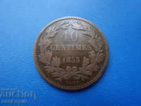 III (82)  Люксембург  10  Сентим  1855  А
