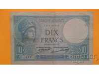 Banknote 10 francs 1931