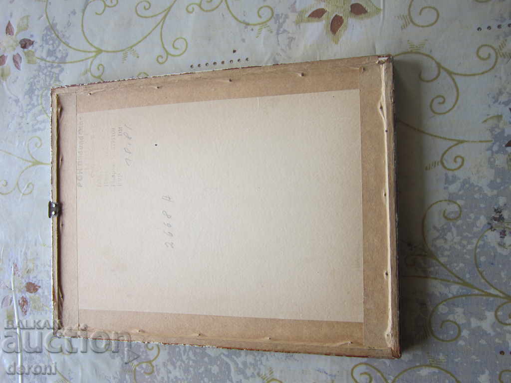 Страхотна стара картина офорт графика подписана 3 - 6 Страхотна стара картина офорт графика подписана 3 - 6