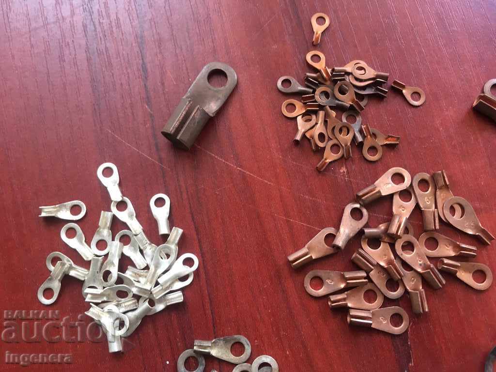 CABLE SHOES, COMPENSATION. SHEIBY, GRAPHITE BRUSHES - 5 CABLE SHOES, COMPENSATION. SHEIBY, GRAPHITE BRUSHES - 5