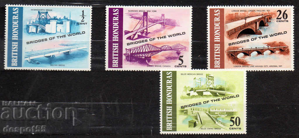 1971. Honduras (britanic). Bridges.