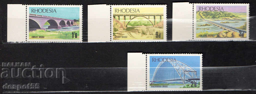 1969. Rhodesia. Bridges in Rhodesia.
