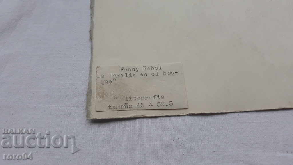 FANNY RABEL (1922-2008) The family in the forest - 7 FANNY RABEL (1922-2008) The family in the forest - 7