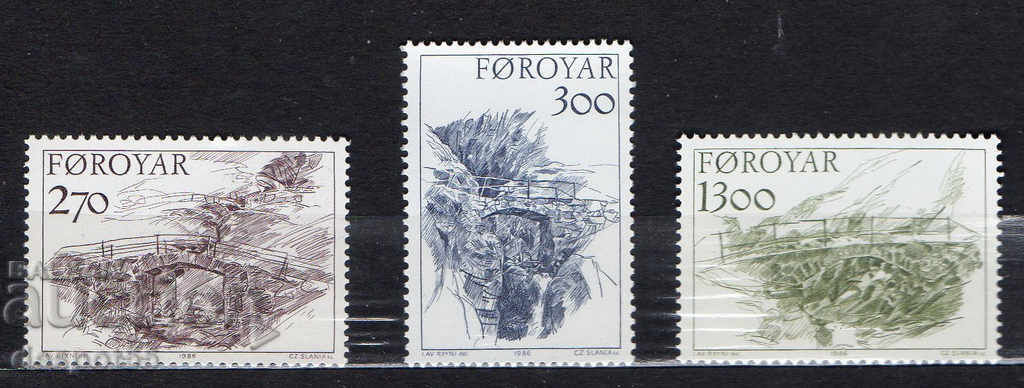 1986. Faroe Islands. Ancient Bridges + Envelope "First Day".