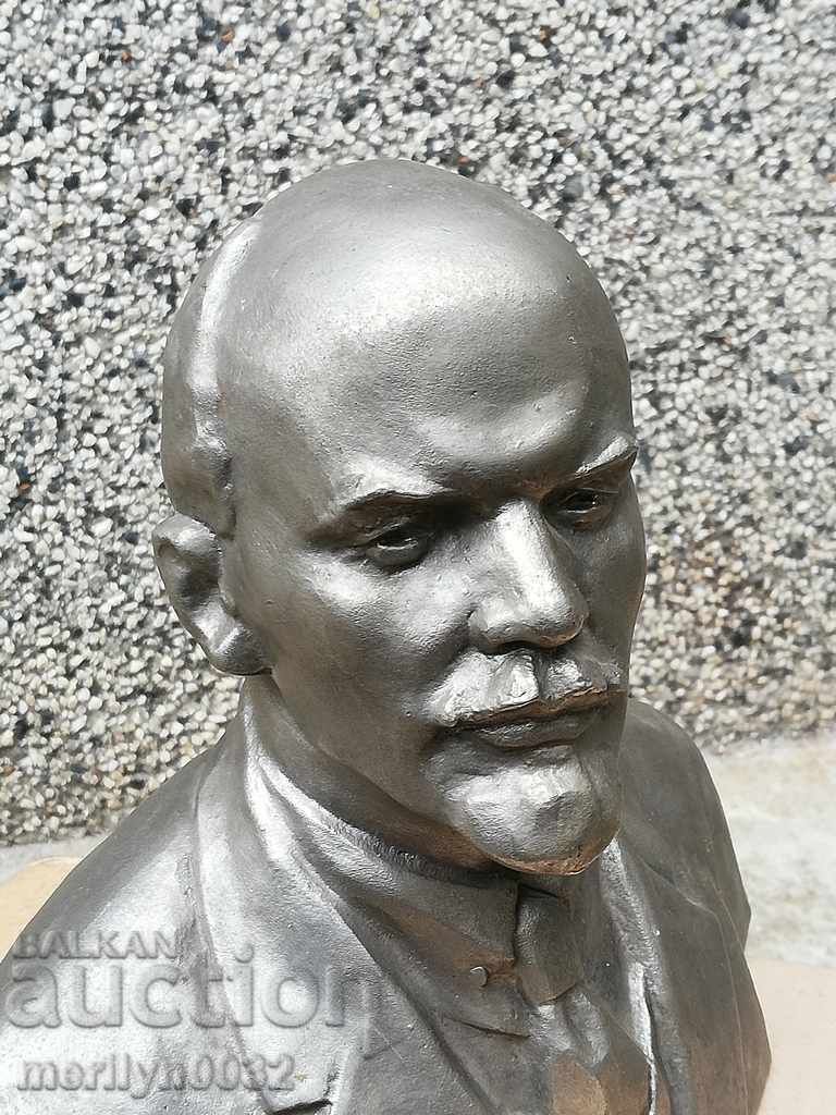 Aluminum bust of Lenin, figure, sculpture, statuette with price 295.00 BGN | € 150.83 Aluminum bust of Lenin, figure, sculpture, statuette with price 295.00 BGN | € 150.83