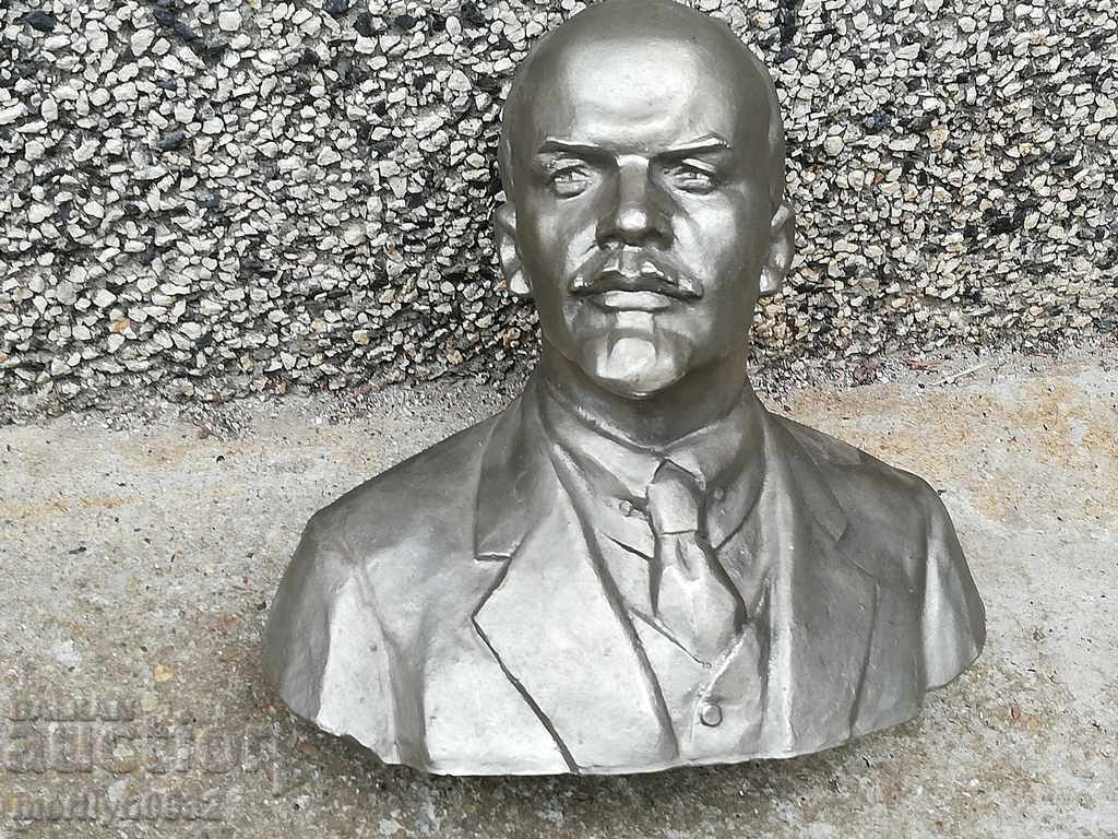 Aluminum bust of Lenin, figure, sculpture, statuette - 5 Aluminum bust of Lenin, figure, sculpture, statuette - 5