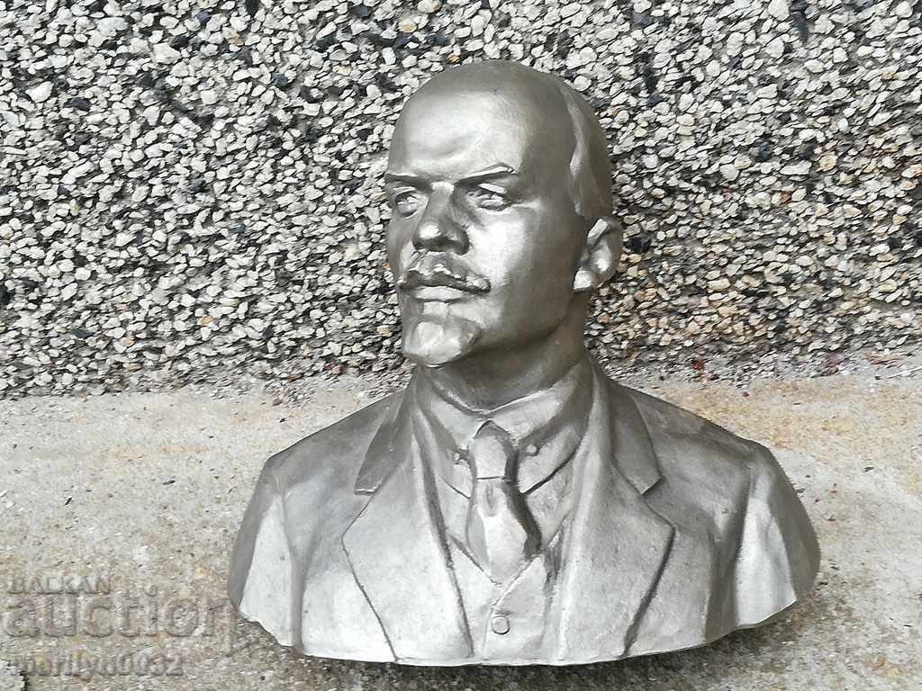 Aluminum bust of Lenin, figure, sculpture, statuette - 7 Aluminum bust of Lenin, figure, sculpture, statuette - 7