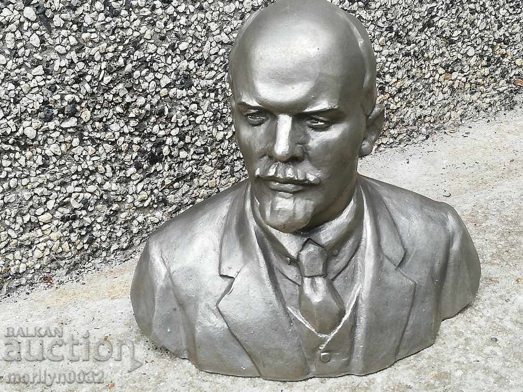 Aluminiu bust Lenin figura, sculptura, figurina