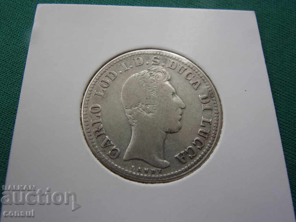 Ducele de Luke - Carl Ludwig Bourbon 2 kilograme 1837 Foarte rar cu preț € 74.14 | 145.01 BGN