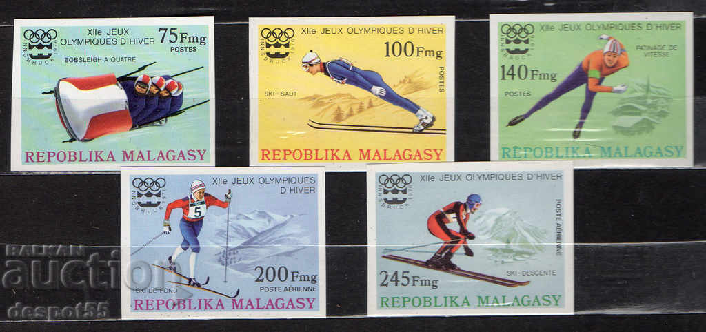 1975. Madagascar. Winter Olympics - Innsbruck, Austria.