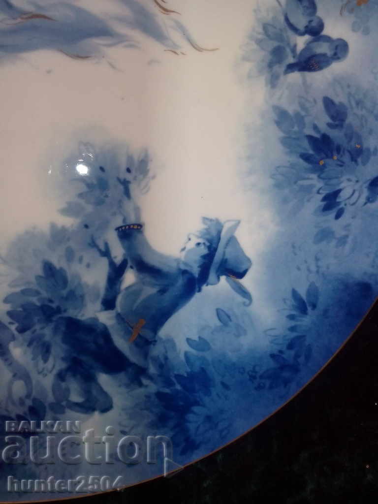 Classy serving plate, Meissen "MEISSEN" 1984, Rumpelstilzchen, d-26cm with price 209.95 BGN | € 107.35 Classy serving plate, Meissen "MEISSEN" 1984, Rumpelstilzchen, d-26cm with price 209.95 BGN | € 107.35