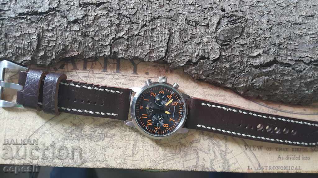 Δερμάτινο λουράκι 24mm 244 γνήσιο δέρμα - 7