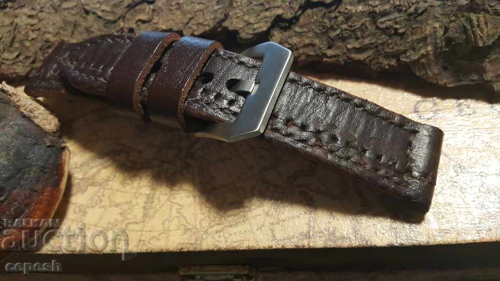 Δερμάτινο λουράκι ρολογιών 24 χιλ - 5