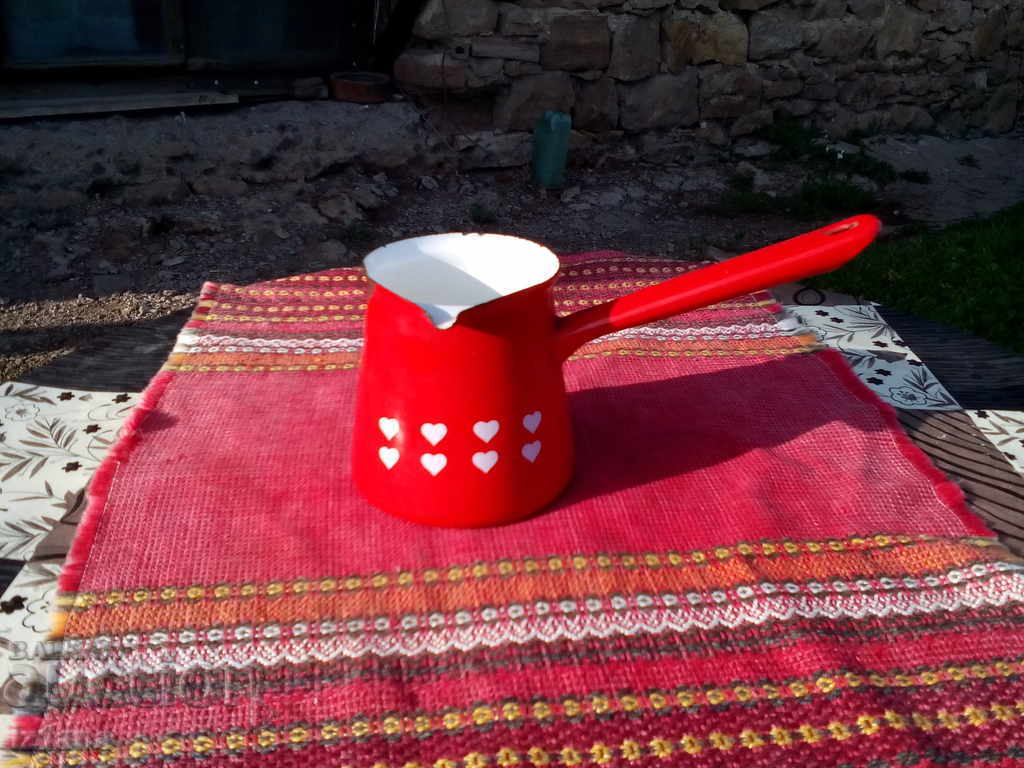 Old enameled cezve Old enameled cezve