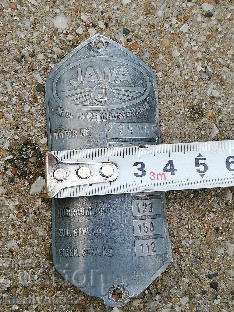 Emblem of motorcycle, motor YAVA moped ChSRS 1958 - 5 Emblem of motorcycle, motor YAVA moped ChSRS 1958 - 5