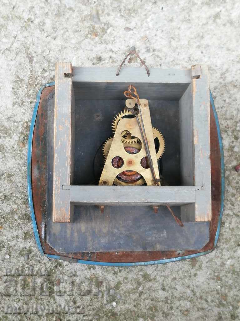 Auction Russian wall clock for children 50s of the 20th century USSR Auction Russian wall clock for children 50s of the 20th century USSR