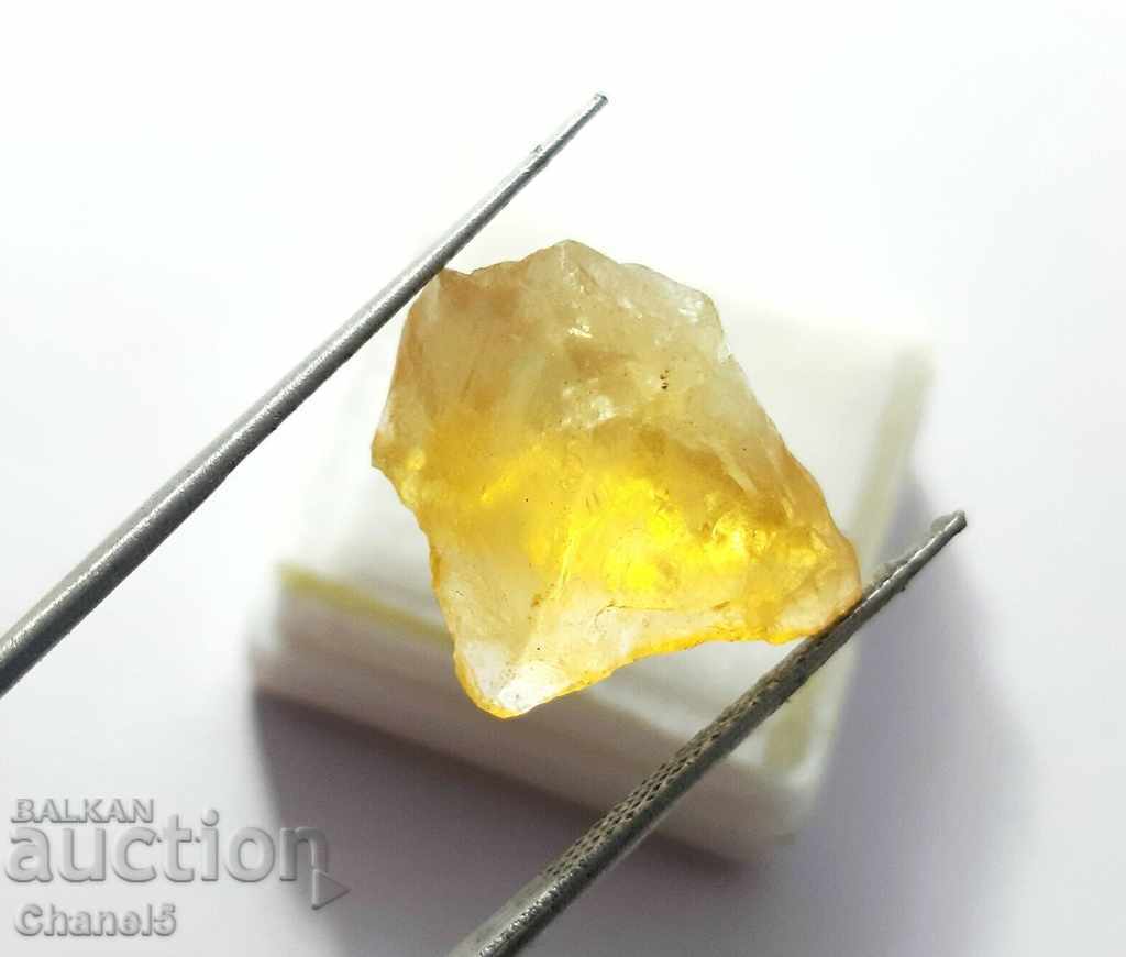 NATURAL UNIQUE CITRIN - 11.20 carats (43) with price 6.90 BGN | € 3.53