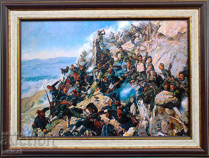 „Soldații lui Shipka”, artistul Alexey Popov, pictură