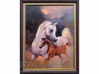 „Mândrie și bucurie” - cai, pictură