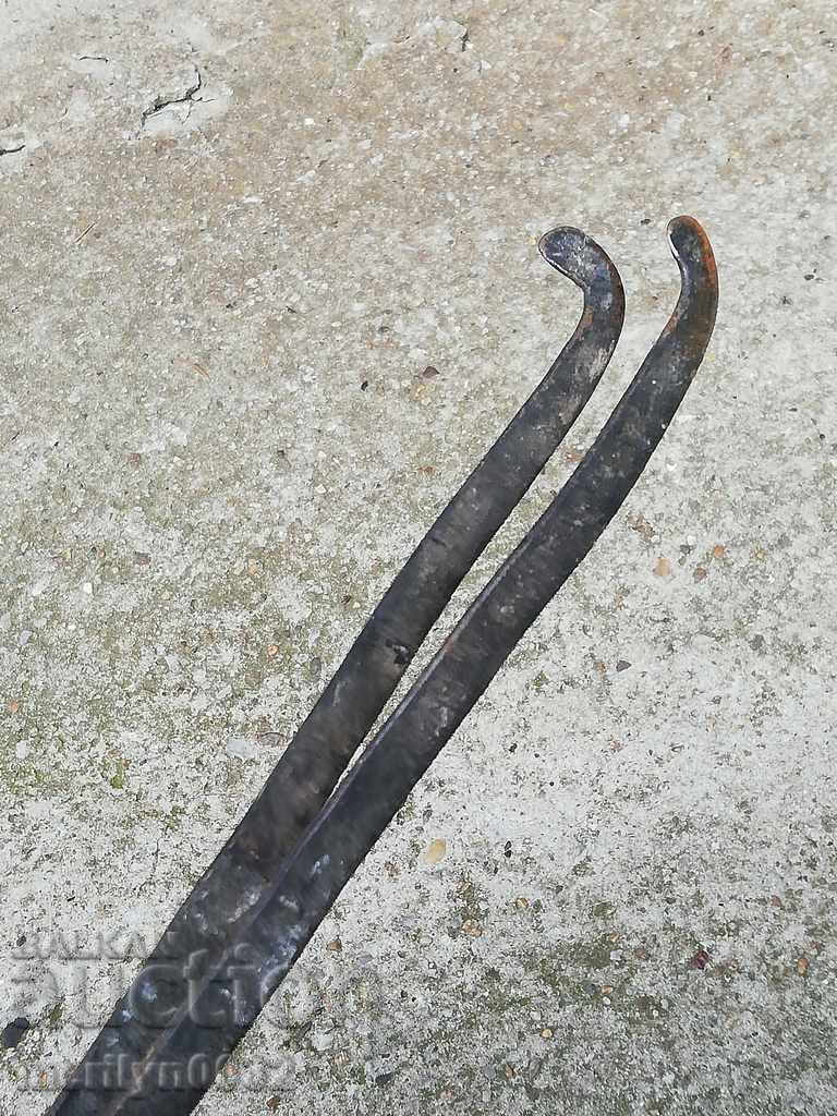 Old dilaf, tongs, wrought iron for oven - 5 Old dilaf, tongs, wrought iron for oven - 5