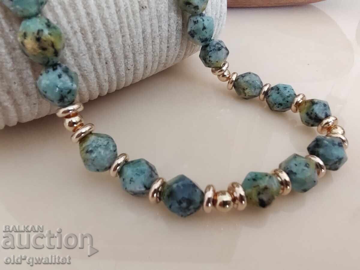 Necklace, jewelry, beautiful stones - Jade with price 197.00 BGN | € 100.72