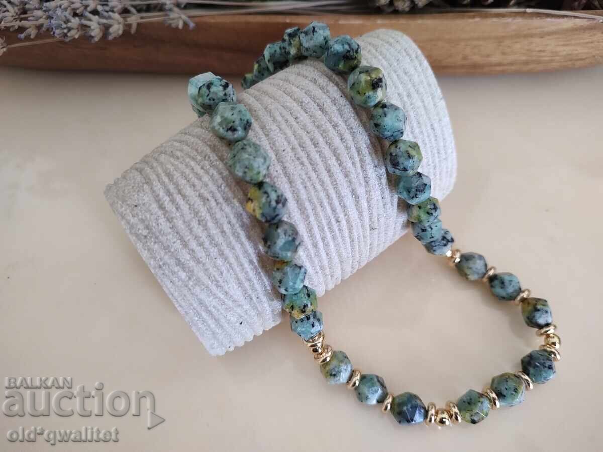 Necklace, jewelry, beautiful stones - Jade