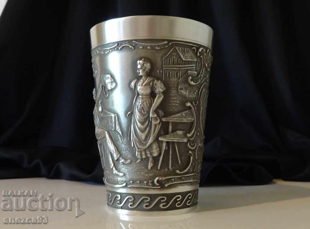 Engraved mug, pewter mug 350 ml. with price 59.00 BGN | € 30.17 Engraved mug, pewter mug 350 ml. with price 59.00 BGN | € 30.17