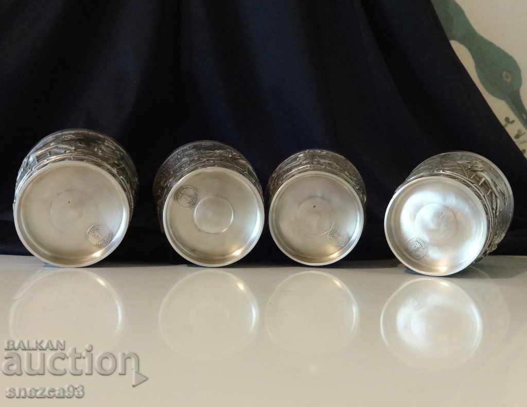 Engraved mug, pewter mug 350 ml. - 6 Engraved mug, pewter mug 350 ml. - 6