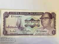 Gambia 1 Dalasi 1971-87 Pick 4f Ref 1681