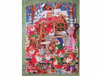Christmas calendar Snow White and the seven dwarfs of the 80s
