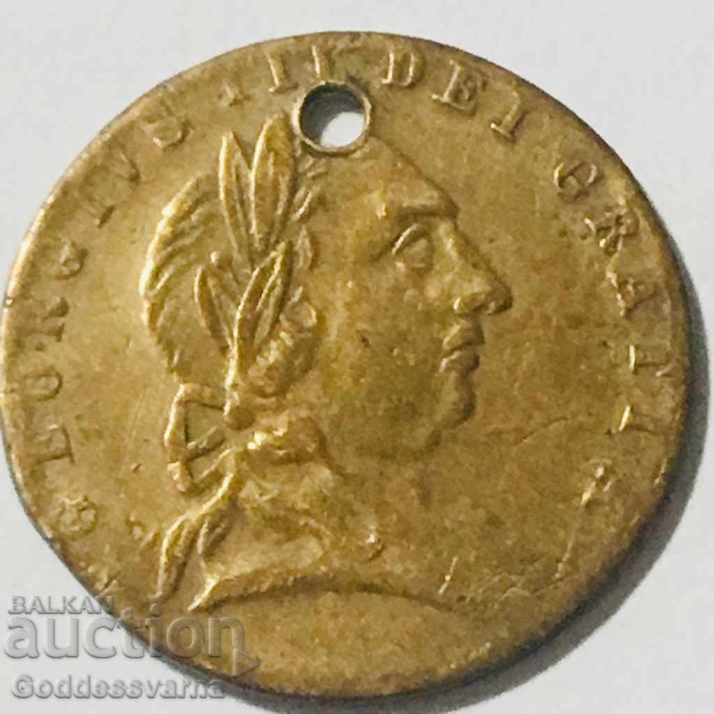 GREAT BRITAIN 1788 king George 111 token with price 15.00 BGN | € 7.67 GREAT BRITAIN 1788 king George 111 token with price 15.00 BGN | € 7.67