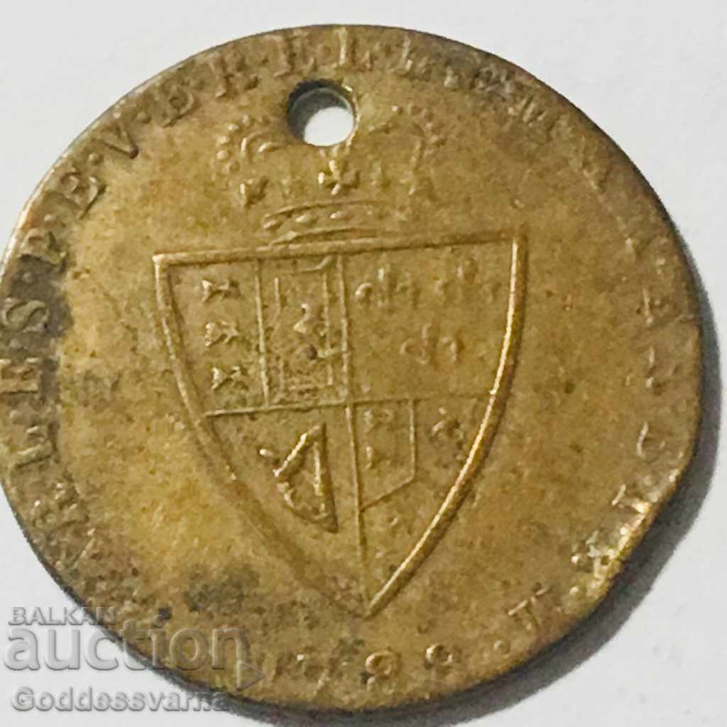GREAT BRITAIN 1788 king George 111 token