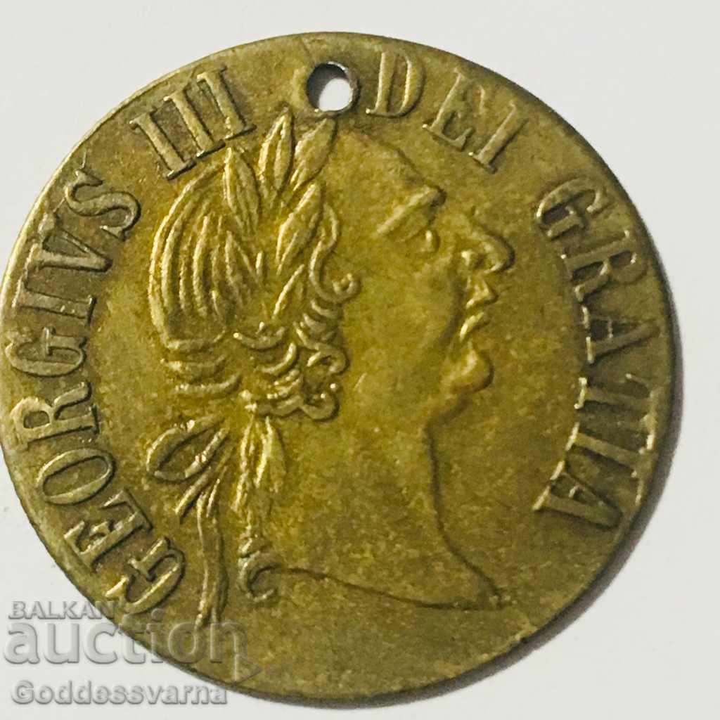 GREAT BRITAIN King George 1790 token with price 15.00 BGN | € 7.67 GREAT BRITAIN King George 1790 token with price 15.00 BGN | € 7.67