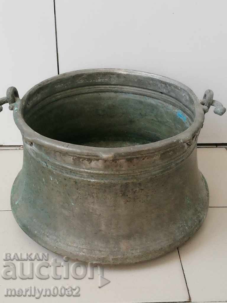 Tinned boiler, baker, water tank, copper copper pot with price 99.00 BGN | € 50.62 Tinned boiler, baker, water tank, copper copper pot with price 99.00 BGN | € 50.62