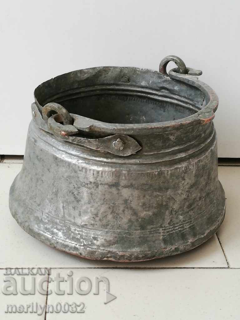 Tinned boiler pot, water tank, copper copper pot - 5 Tinned boiler pot, water tank, copper copper pot - 5