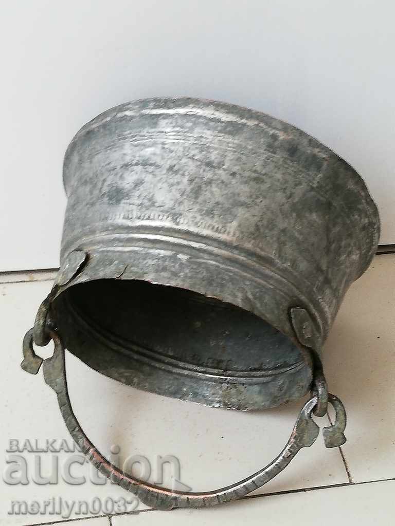 Tinned boiler pot, water tank, copper copper pot - 6 Tinned boiler pot, water tank, copper copper pot - 6