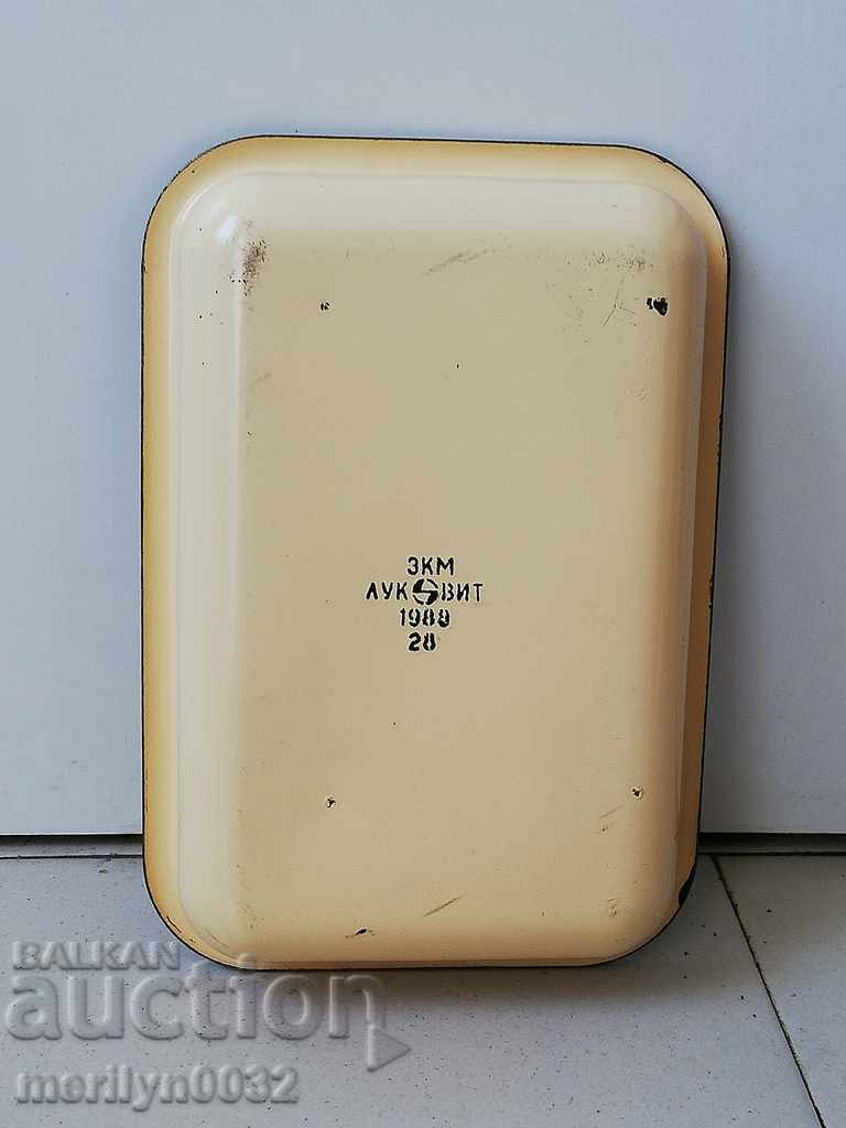 An enameled container, the plateau plateau with an enamel of Bulgaria - 5 An enameled container, the plateau plateau with an enamel of Bulgaria - 5