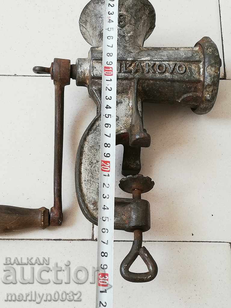 Παράδοση Παλιά μηχανή για να αλέσει την μηχανή κοπής κιμά Παράδοση Παλιά μηχανή για να αλέσει την μηχανή κοπής κιμά