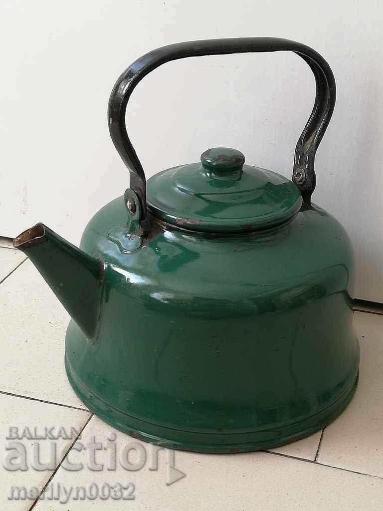 Auction  Enameled teapot from the Sotsa, a vessel with enamel, USSR
