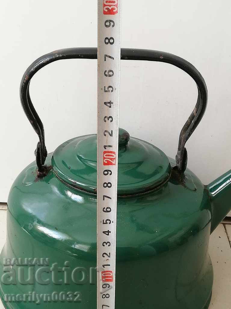 Delivery of Enameled teapot from the Sotsa, a vessel with enamel, USSR
