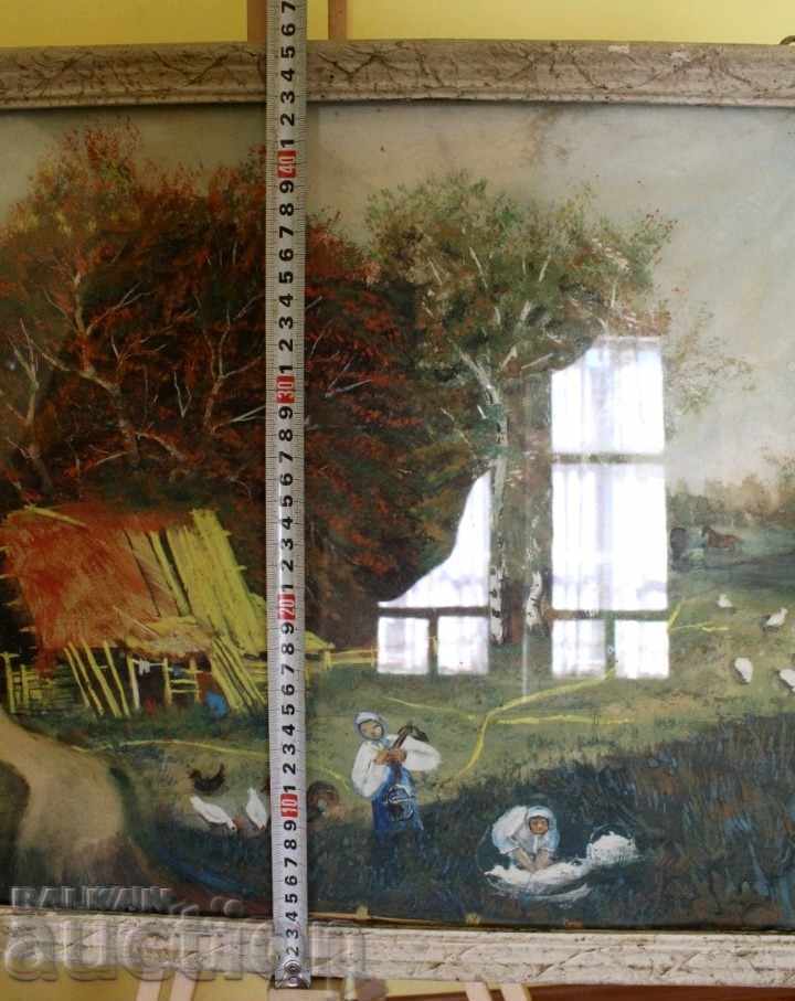 Delivery of . LARGE PICTURE OF RURAL BATH FRAME FRAME GLASS Delivery of . LARGE PICTURE OF RURAL BATH FRAME FRAME GLASS