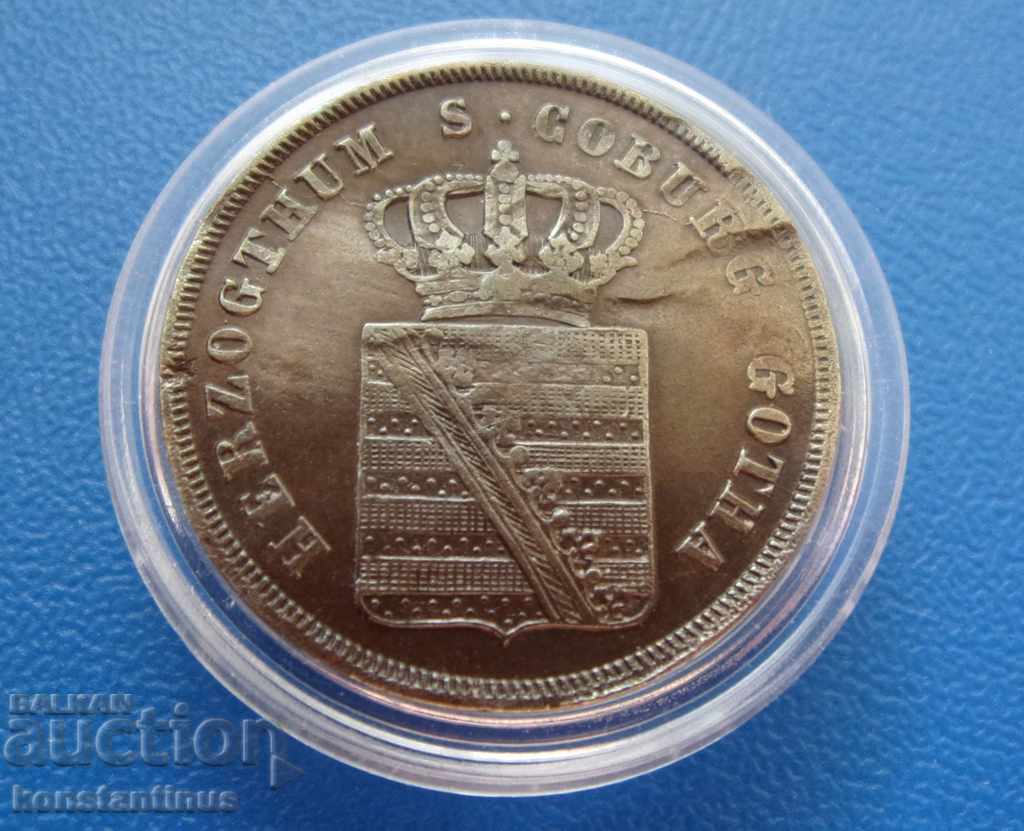 Saxonia Coburg-Gotha 1½ Pennig 1843 Foarte rare cu preț € 43.46 | 85.00 BGN