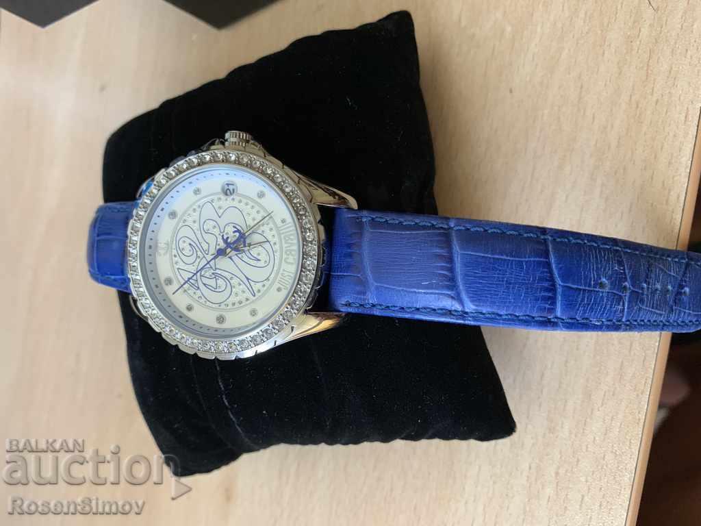 Auction Just Cavalli watch with leather strap Auction Just Cavalli watch with leather strap