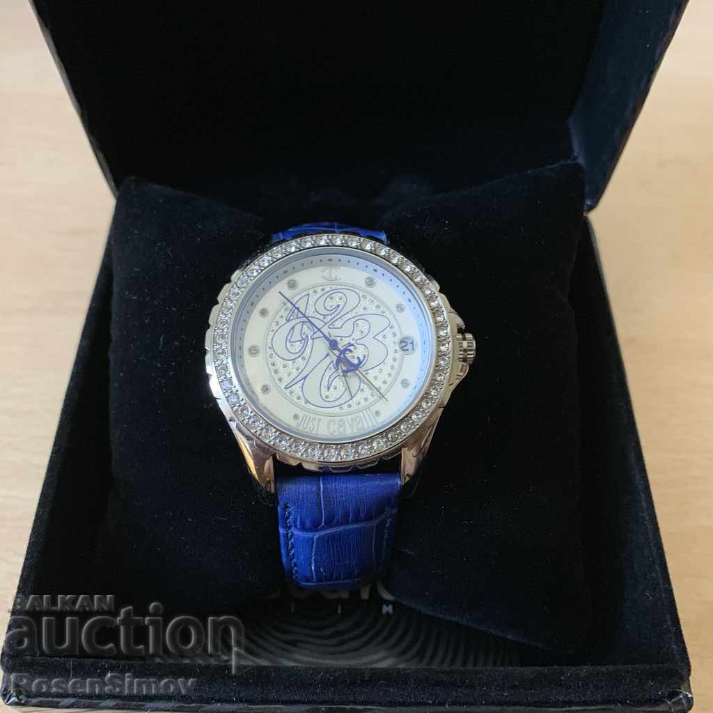 Just Cavalli watch with leather strap