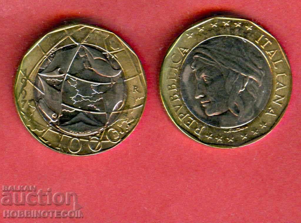 ITALY 1000 issue 1997 CORRECT GERMANY UNC BIMETAL ITALY 1000 issue 1997 CORRECT GERMANY UNC BIMETAL