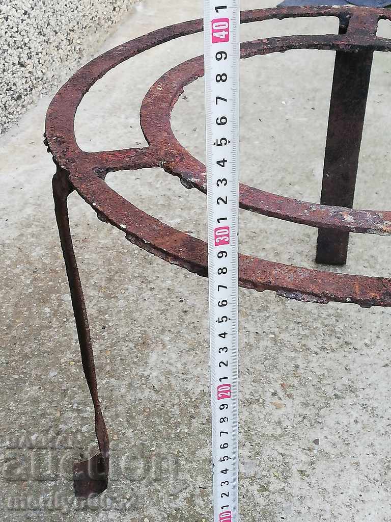 An old forged sack, fireplace, grill, wrought iron - 5